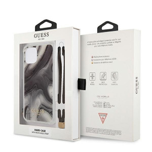 Оригинален гръб GUESS Marble GUHCP12SKSMAGR - iPhone 12 mini сив - Img 8