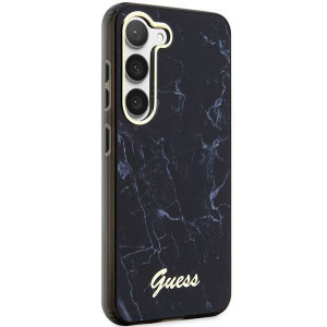 Оригинален гръб GUESS Marble GUHCS23SPCUMAK - Samsung Galaxy S23 черен - Img 4
