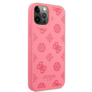 Оригинален гръб GUESS Peony GUHCP12LLSPEFU - iPhone 12 Pro Max циклама - Img 4