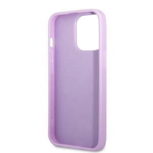 Оригинален гръб GUESS Saffiano 4G Small Metal Logo GUHCP13LPS4MU - iPhone 13 Pro лилав - Img 7