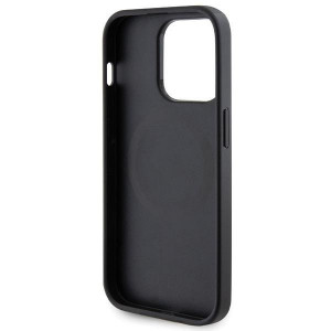 Оригинален гръб GUESS Saffiano MagSafe GUHMP14LPSAHMCK - iPhone 14 Pro черен - Img 7
