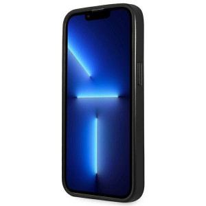 Оригинален гръб GUESS Saffiano Triangle Logo GUHCP14LPSATLG - iPhone 14 Pro сребрист - Img 5
