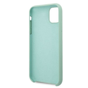Оригинален гръб GUESS Silicone Vintage Gold Logo - iPhone 11 Pro Max зелен - Img 8