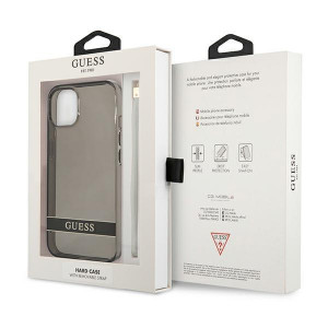 Оригинален гръб GUESS Translucent Strap GUHCP13SHTSGSK - iPhone 13 mini черен - Img 8