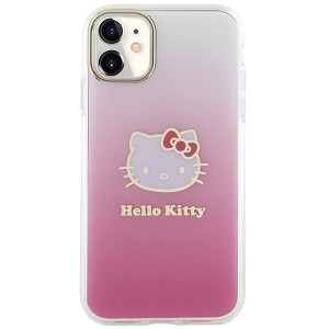 Оригинален гръб Hello Kitty IML Gradient Electrop Kitty Head - iPhone 11 розов - Img 3