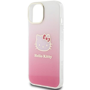Оригинален гръб Hello Kitty IML Gradient Electrop Kitty Head - iPhone 15 розов - Img 6