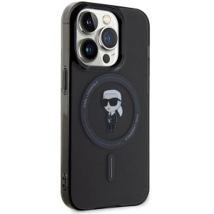 Оригинален гръб KARL LAGERFELD IML Ikonik MagSafe - iPhone 14 Pro Max черен - Img 4