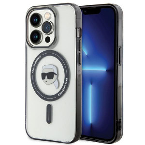 Оригинален гръб KARL LAGERFELD KLHMP15LHKHNOTK - iPhone 15 Pro прозрачен - Img 1