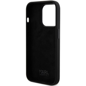 Оригинален гръб KARL LAGERFELD Silicone Karl & Choupette Head - iPhone 15 Pro Max черен - Img 7