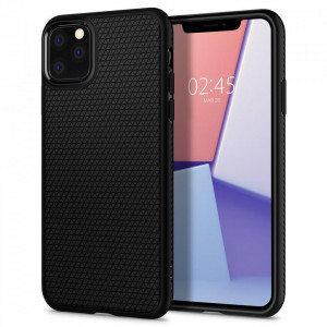 Оригинален гръб SPIGEN Liquid Air - iPhone 11 Pro черен мат - Img 1