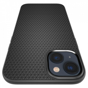 Оригинален гръб SPIGEN Liquid Air - iPhone 14 черен мат - Img 8