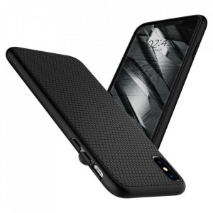 Оригинален гръб SPIGEN Liquid Air - iPhone X / XS черен мат - Img 8
