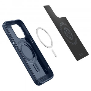 Оригинален гръб SPIGEN Mag Armor MagSafe - iPhone 15 Pro Max тъмносин - Img 8