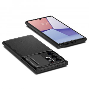Оригинален гръб SPIGEN Optik Armor - Samsung Galaxy S23 Ultra черен - Img 9