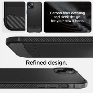 Оригинален гръб SPIGEN Rugged Armor MagSafe - iPhone 14 Plus черен мат - Img 15