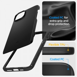 Оригинален гръб SPIGEN Thin Fit - iPhone 15 черен - Img 10