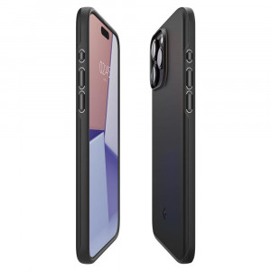 Оригинален гръб SPIGEN Thin Fit - iPhone 15 Pro Max черен - Img 6