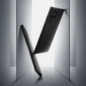 Оригинален гръб SPIGEN Thin Fit - Samsung Galaxy S22 Ultra черен - Img 11