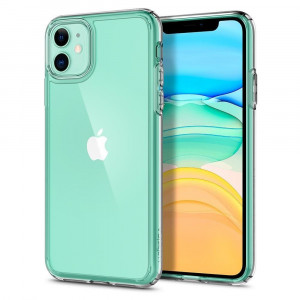 Оригинален гръб SPIGEN Ultra Hybrid - iPhone 11 кристалнопрозрачен - Img 16