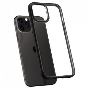 Оригинален гръб SPIGEN Ultra Hybrid - iPhone 12 / 12 Pro черен мат - Img 5
