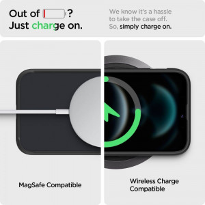Оригинален гръб SPIGEN Ultra Hybrid - iPhone 13 Matte Frost Black - Img 13