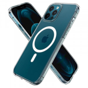 Оригинален гръб SPIGEN Ultra Hybrid MagSafe - iPhone 12 / 12 Pro бял - Img 11