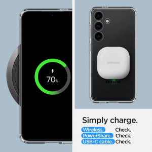 Оригинален гръб SPIGEN Ultra Hybrid - Samsung Galaxy S24+ прозрачен - Img 15