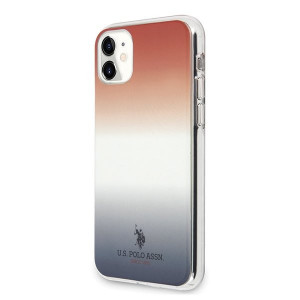 Оригинален гръб US POLO Gradient USHCN61TRDGRB - iPhone 11 син / червен - Img 2