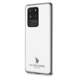 Оригинален гръб US POLO Shiny USHCS69TPUWH - Samsung Galaxy S20 Ultra / S20 Ultra 5G бял - Img 2