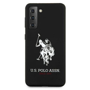 Оригинален гръб US POLO Silicone Logo USHCS21 5GSSLHRBK - Samsung Galaxy S21 5G черен - Img 3