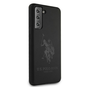 Оригинален гръб US POLO Silicone - Tone USHCS21MSLHRTBK - Samsung Galaxy S21+ 5G черен - Img 4