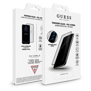 Оригинален закален стъклен протектор GUESS с магическо лого - iPhone 12 Pro Max - Img 5