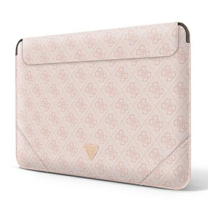 Оригинален калъф за лаптоп GUESS 4G Uptown Triangle Logo GUCS16P4TP 16" розов - Img 2
