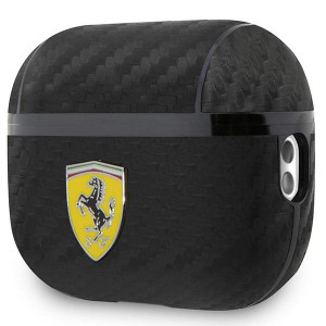 Оригинален калъф за слушалки FERRARI On Track PU Carbon FESAP2CABK - AirPods Pro 2 черен - Img 2