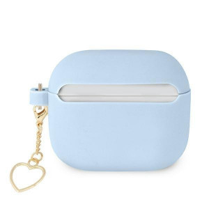 Оригинален калъф за слушалки GUESS Silicone Charm GUA3LSCHSB - AirPods 3 син - Img 2