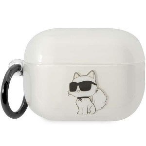 Оригинален калъф за слушалки Karl LAGERFELD Ikonik Choupette KLAP2HNCHTCT - AirPods Pro 2 прозрачен - Img 1