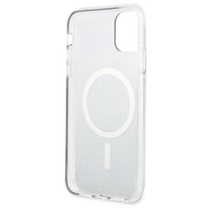 Оригинален комплект GUESS 4G Print (гръб + зарядно) MagSafe GUBPN61H4EACSW - iPhone 11 кафяв - Img 7