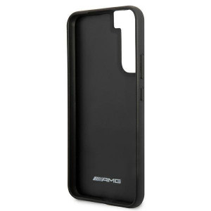Оригинален твърд гръб AMG Carbon Stripe & Embossed AMHCS22MBLSCA - Samsung Galaxy S22+ черен - Img 7
