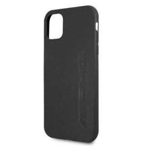 Оригинален твърд гръб AMG Leather Hot Stamped AMHCN61DOLBK - iPhone 11 черен - Img 6