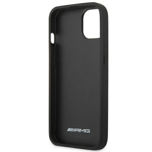 Оригинален твърд гръб AMG Leather Hot Stamped AMHCP14MDOLBK - iPhone 14 Plus черен - Img 7