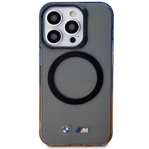 Оригинален твърд гръб BMW Gradient Bumper MagSafe BMHMP14LHTGE - iPhone 14 Pro сив - Img 3