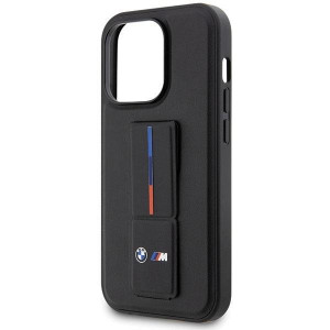 Оригинален твърд гръб BMW Grip Hot Stamp BMHCP14L22GSLK - iPhone 14 Pro черен - Img 6