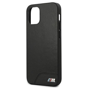 Оригинален твърд гръб BMW M Collection Smooth PU BMHCP12SMHOLBK - iPhone 12 mini черен - Img 6