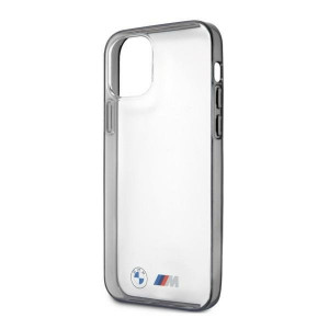 Оригинален твърд гръб BMW Sandblast BMHCP12LMBTOK - iPhone 12 Pro Max прозрачен с черна рамка - Img 6