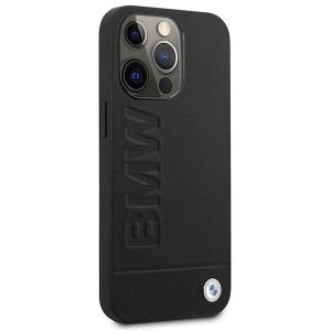 Оригинален твърд гръб BMW Signature Logo Imprint MagSafe BMHMP14LSLLBK - iPhone 14 Pro черен - Img 4