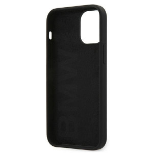Оригинален твърд гръб BMW Silicone Signature BMHCP12SSILBK - iPhone 12 mini черен - Img 7