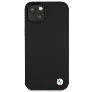 Оригинален твърд гръб BMW Silicone Signature BMHCP13SSILBK - iPhone 13 mini черен - Img 3