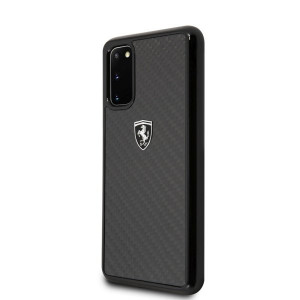 Оригинален твърд гръб FERRARI Carbon Heritage FEHCAHCS62BK - Samsung Galaxy S20 / S20 5G черен - Img 2