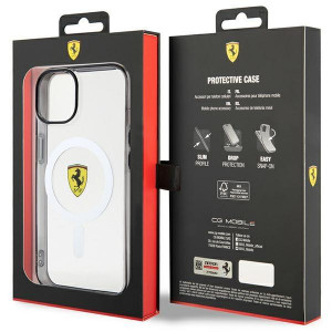 Оригинален твърд гръб FERRARI Outline MagSafe FEHMP14MURKT - iPhone 14 Plus прозрачен - Img 8