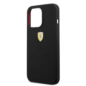 Оригинален твърд гръб FERRARI Silicone MagSafe FESSIHMP13LBK - iPhone 13 Pro черен - Img 6